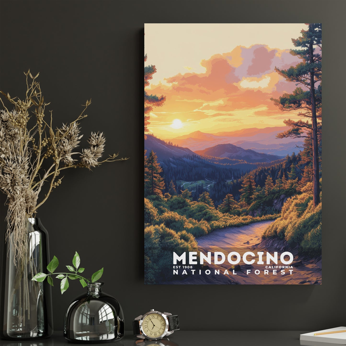 Mendocino National Forest Poster | S02