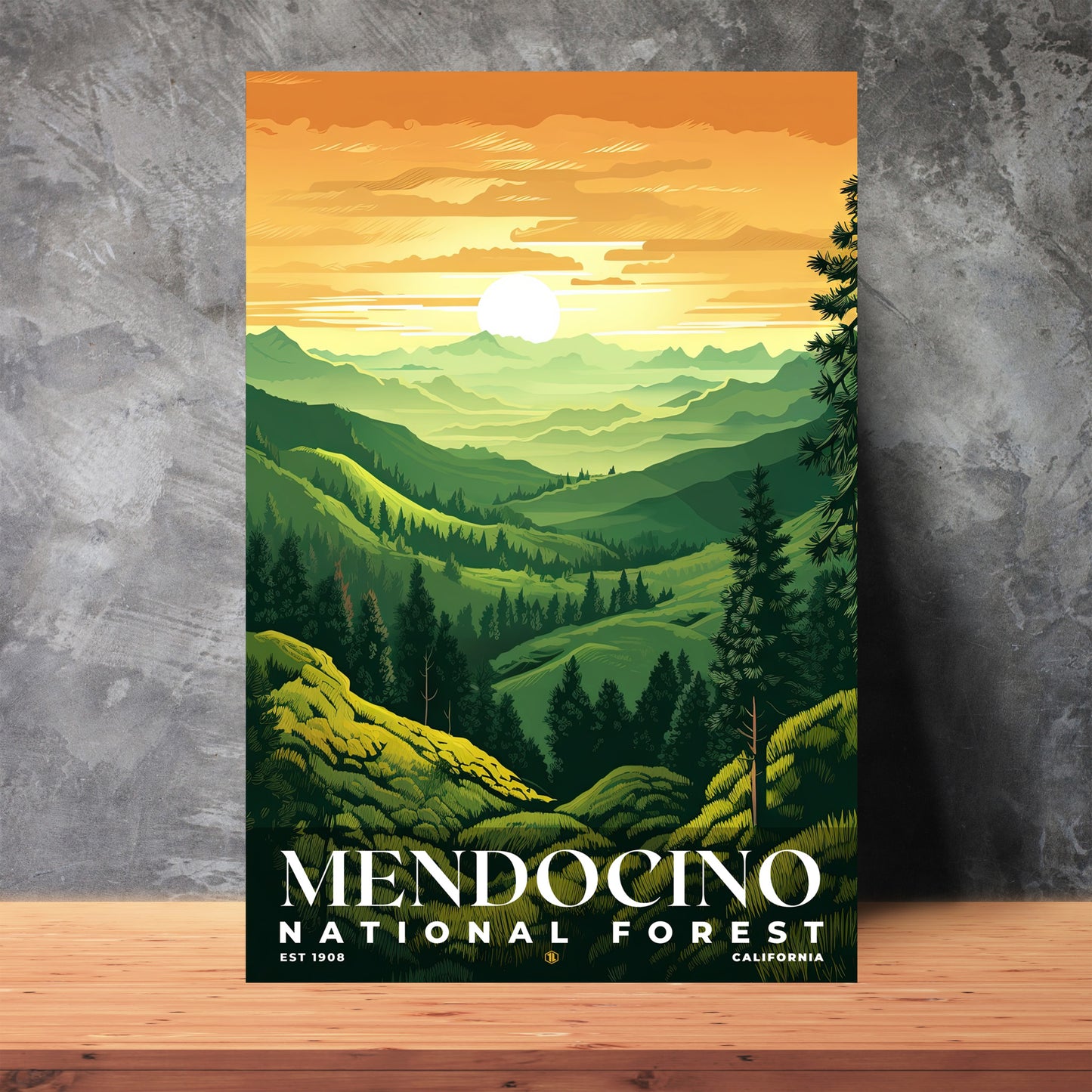 Mendocino National Forest Poster | S01