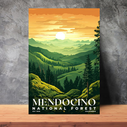 Mendocino National Forest Poster | S01