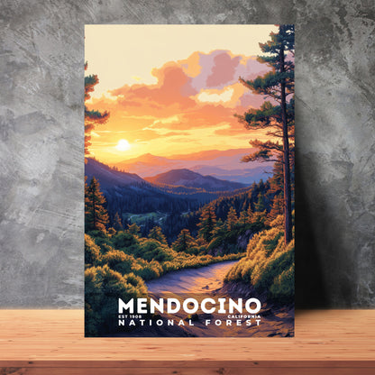 Mendocino National Forest Poster | S02