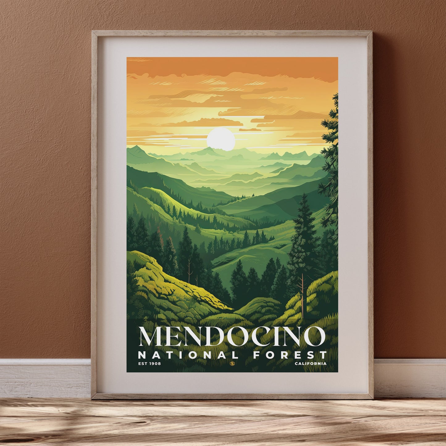 Mendocino National Forest Poster | S01