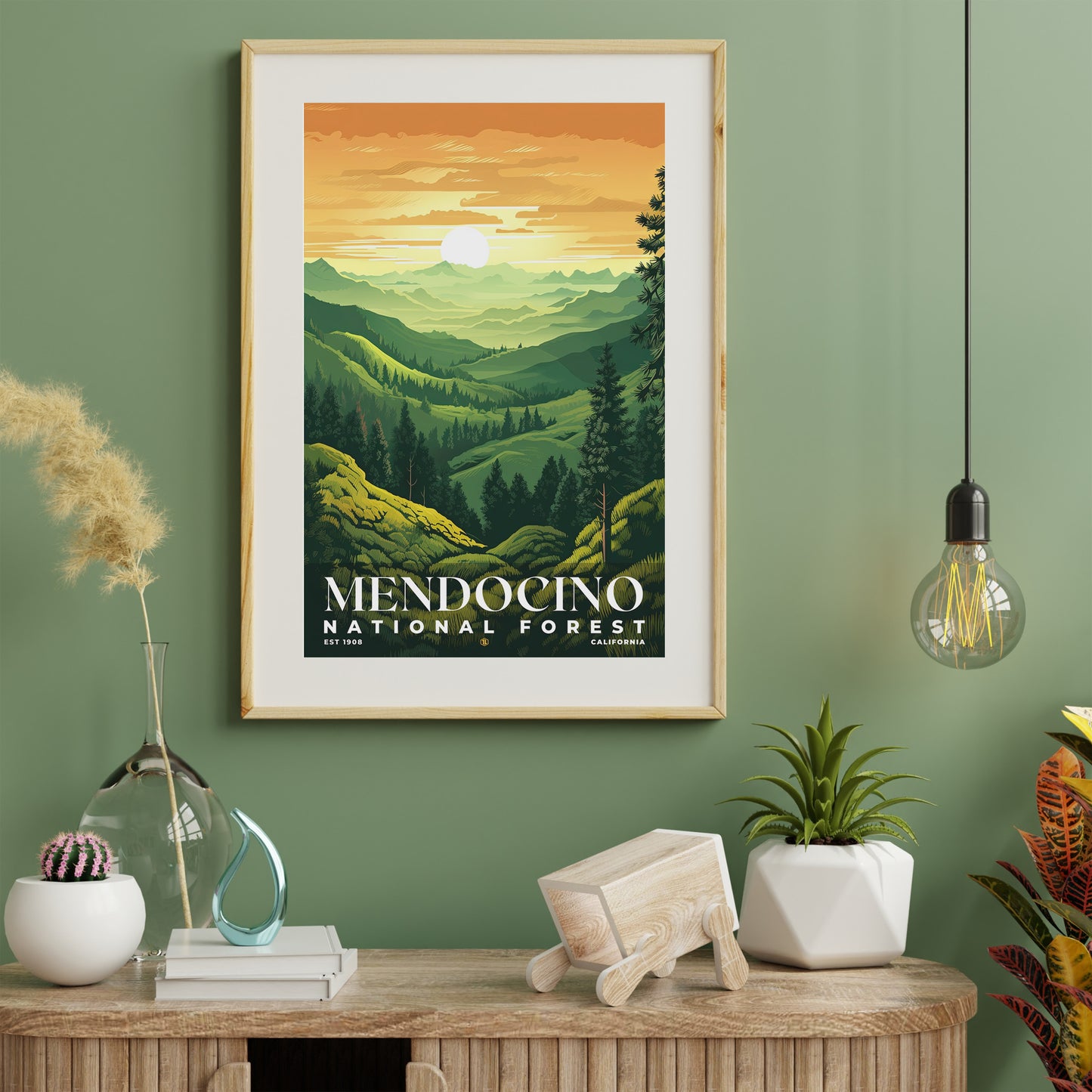Mendocino National Forest Poster | S01