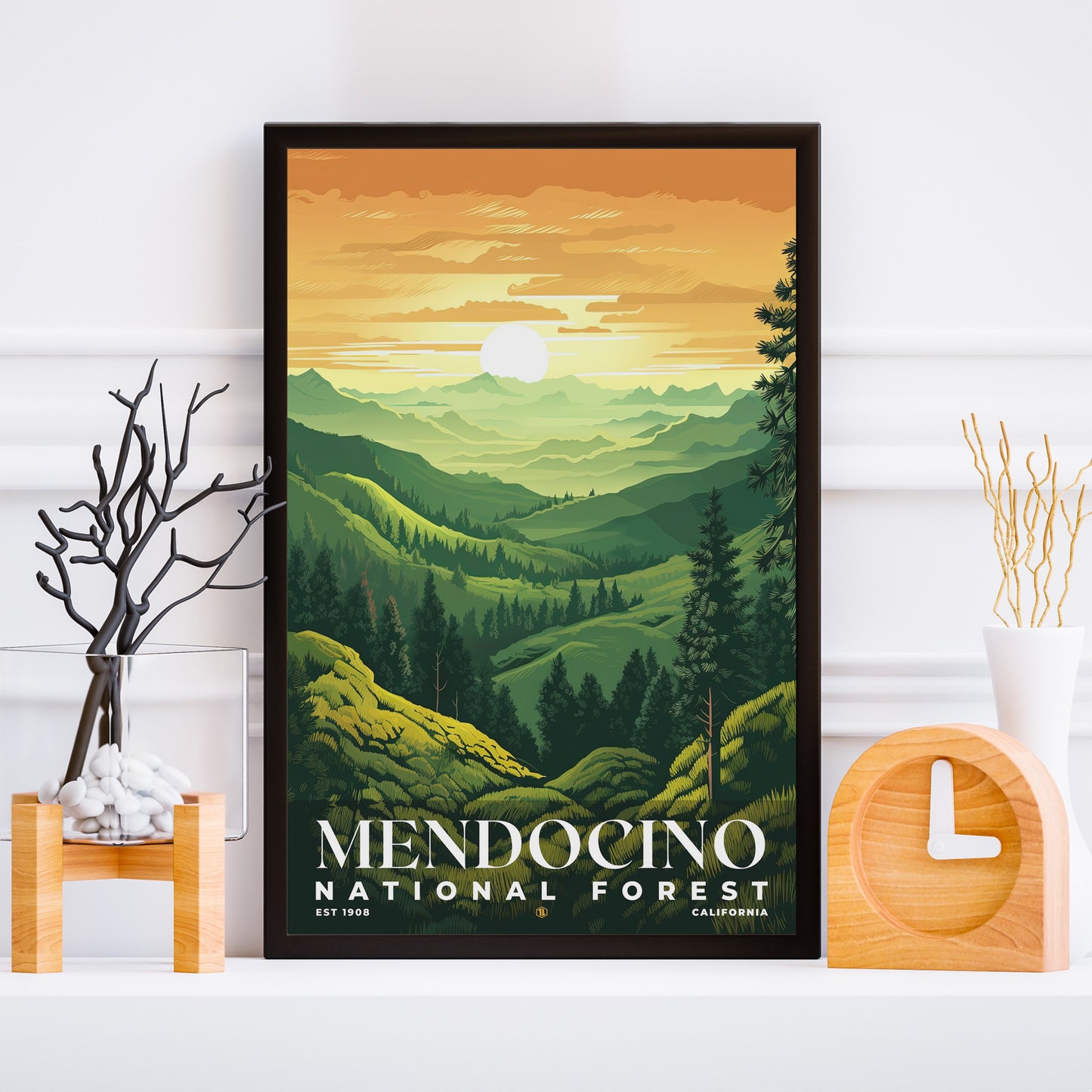Mendocino National Forest Poster | S01