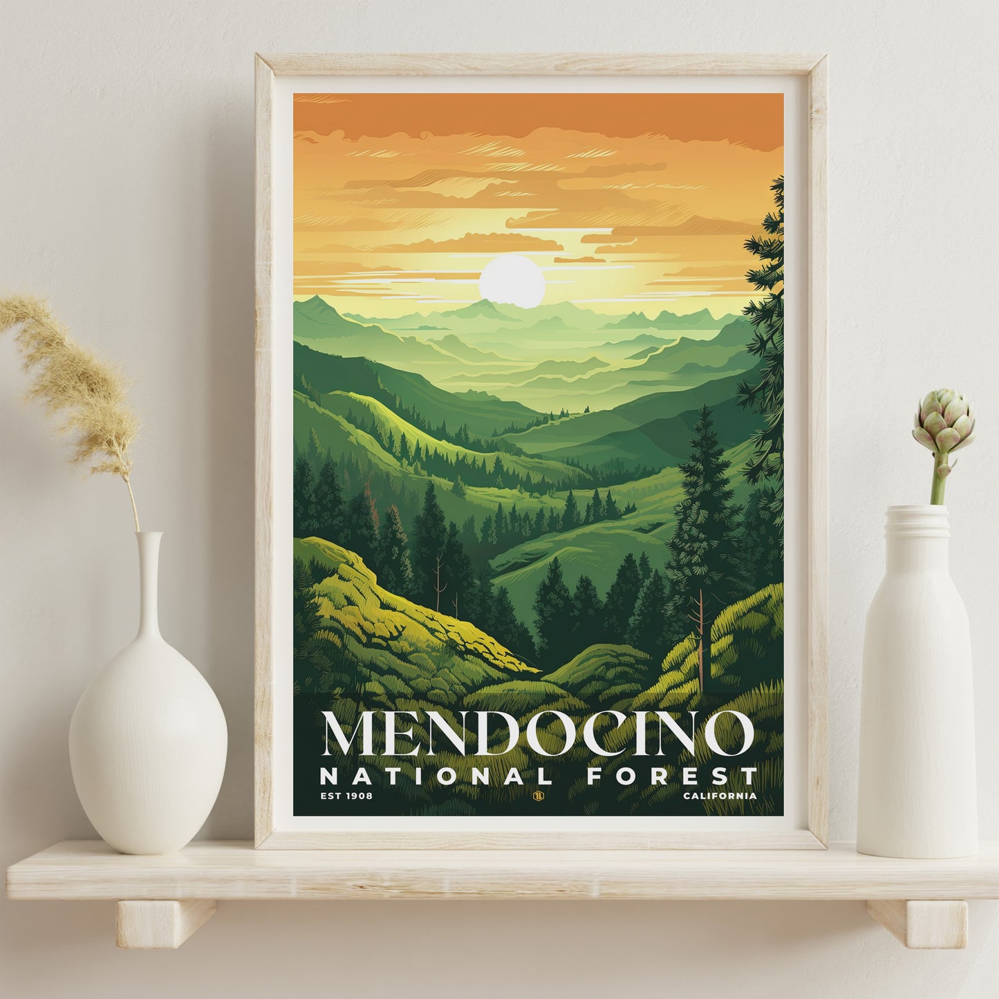 Mendocino National Forest Poster | S01
