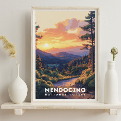 Mendocino National Forest Poster | S02