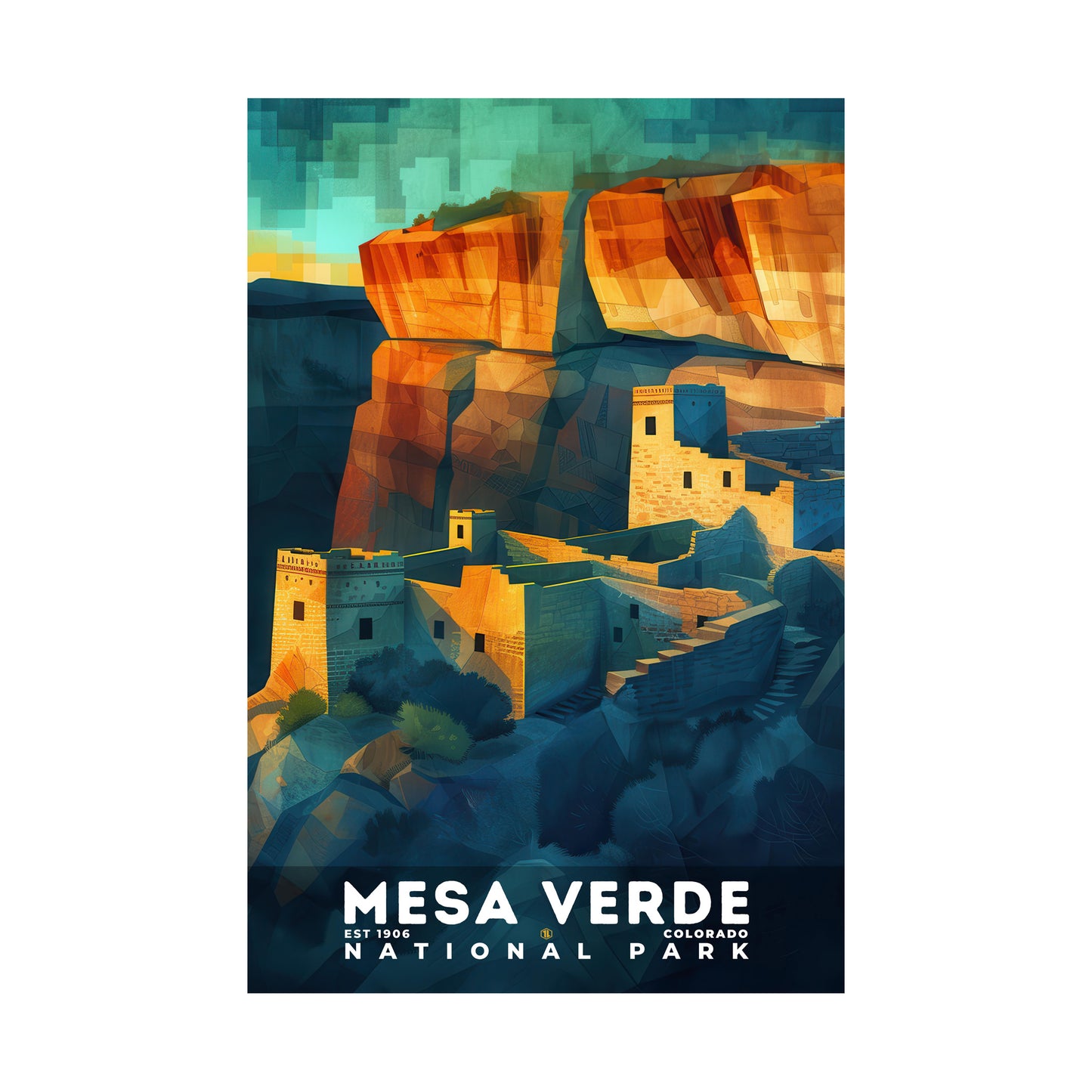 Mesa Verde National Park Poster | S20