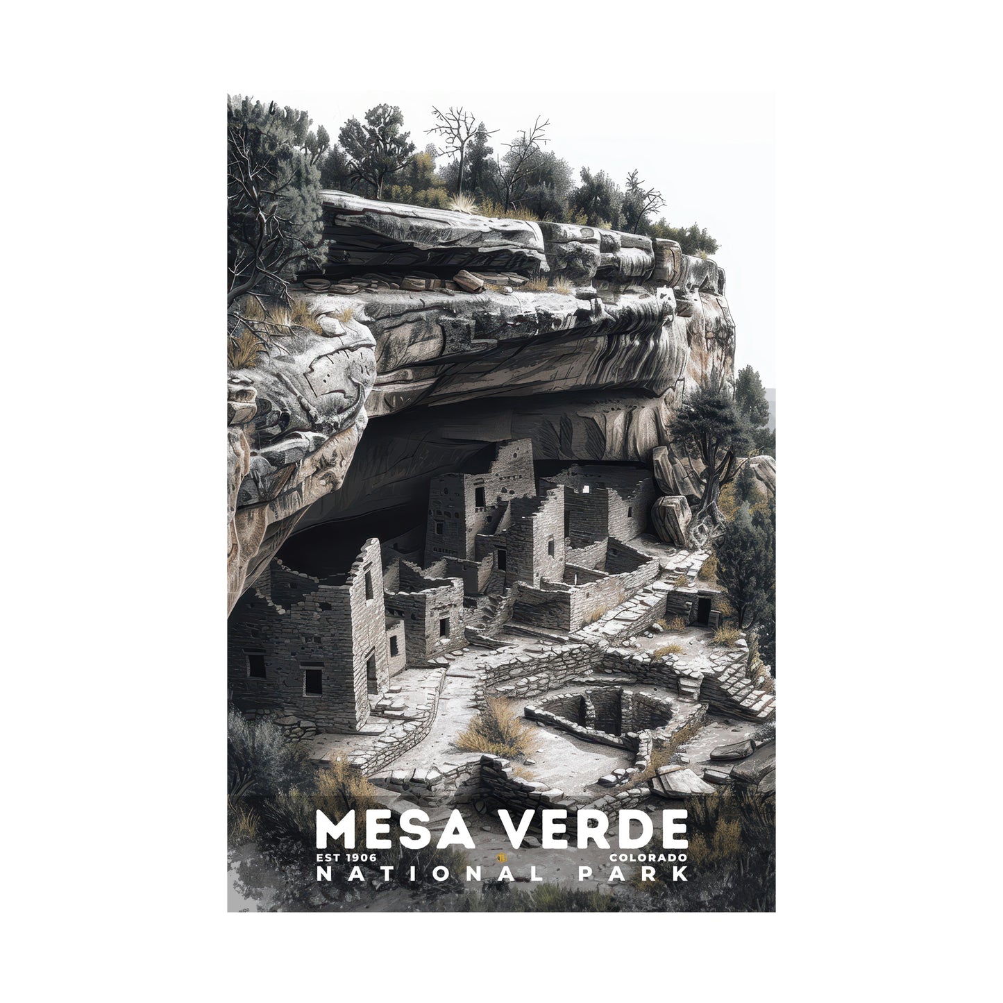 Mesa Verde National Park Poster | S17