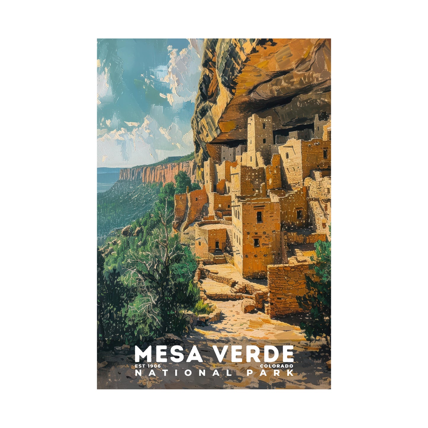 Mesa Verde National Park Poster | S14