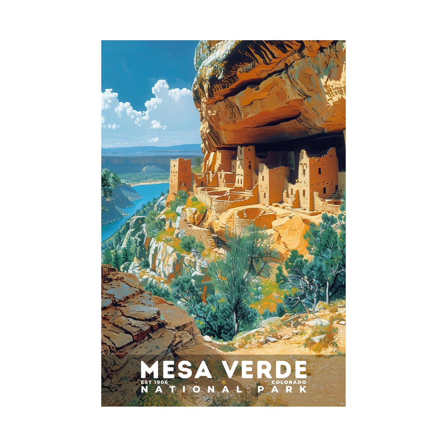 Mesa Verde National Park Poster | S18