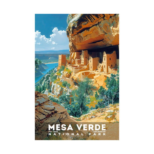 Mesa Verde National Park Poster | S18