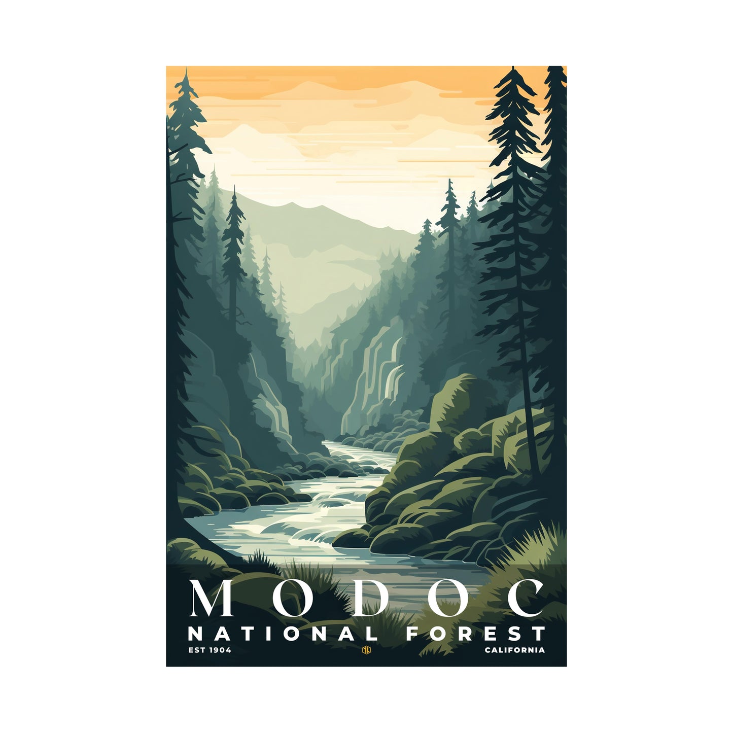 Modoc National Forest Poster | S01