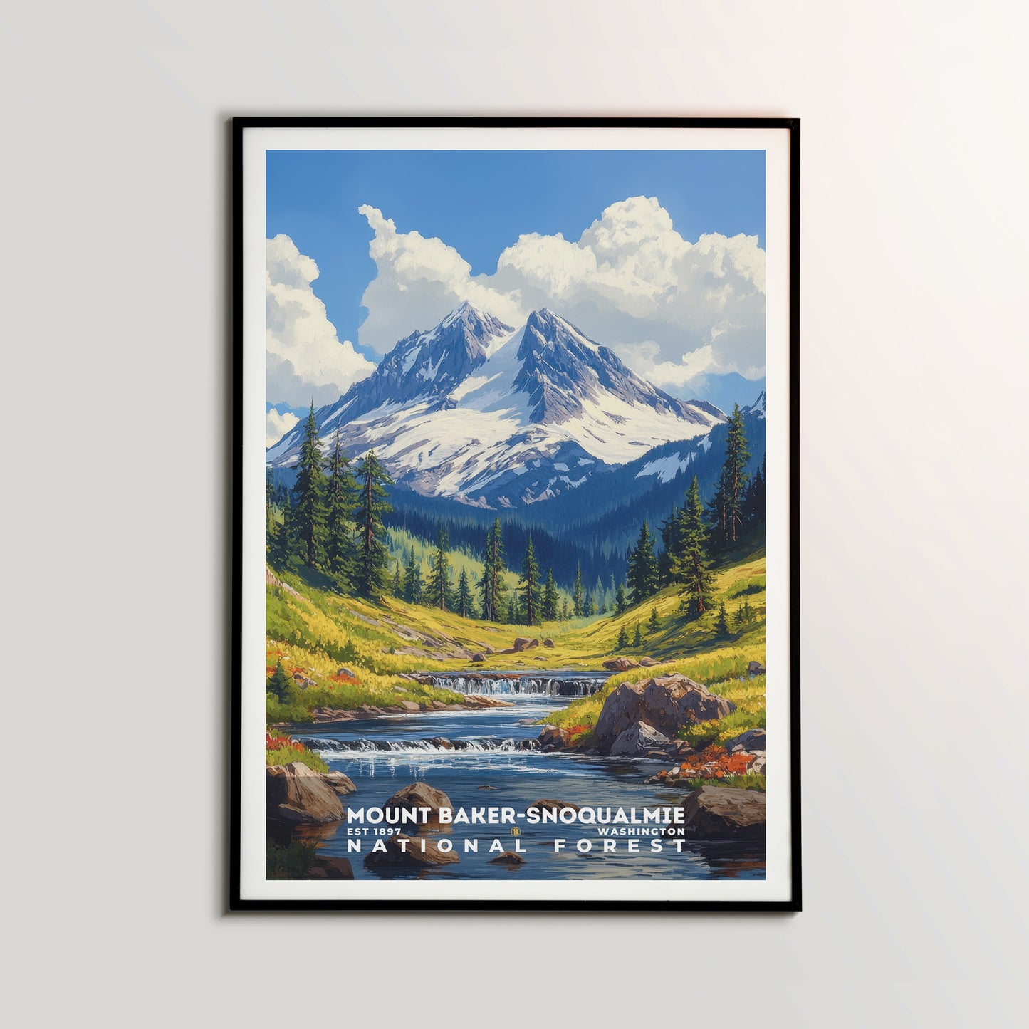 Mount Baker-Snoqualmie National Forest Poster | S02