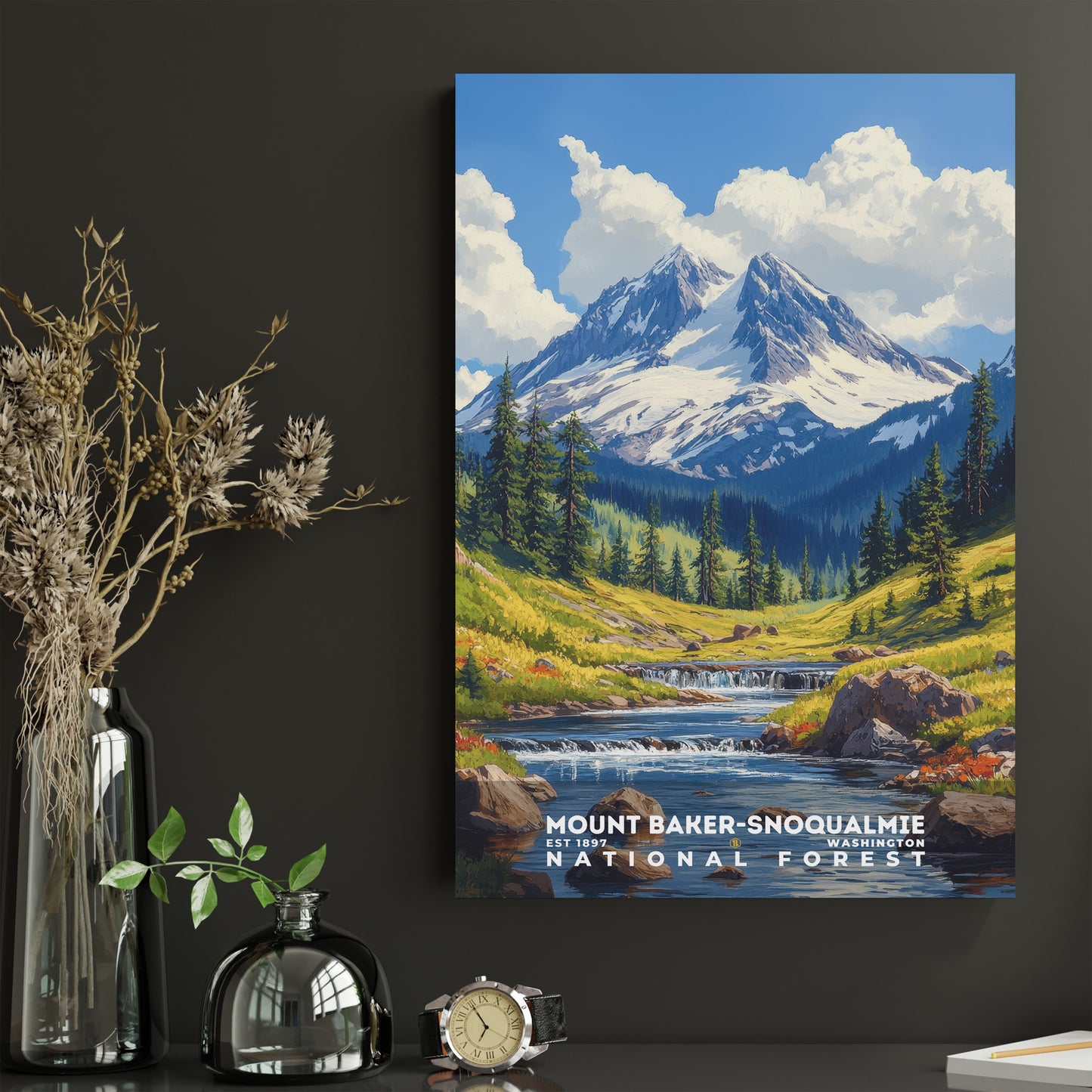 Mount Baker-Snoqualmie National Forest Poster | S02