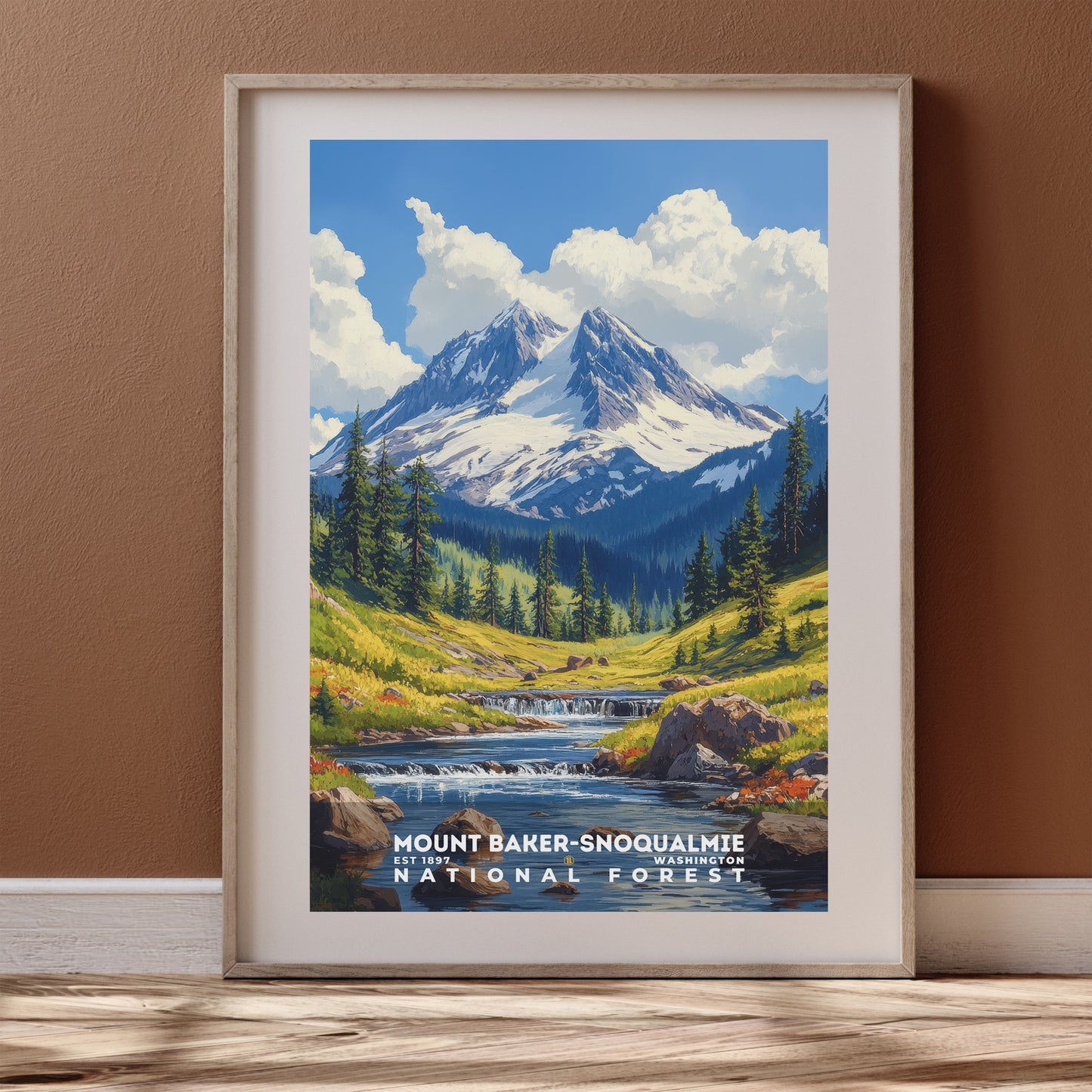 Mount Baker-Snoqualmie National Forest Poster | S02