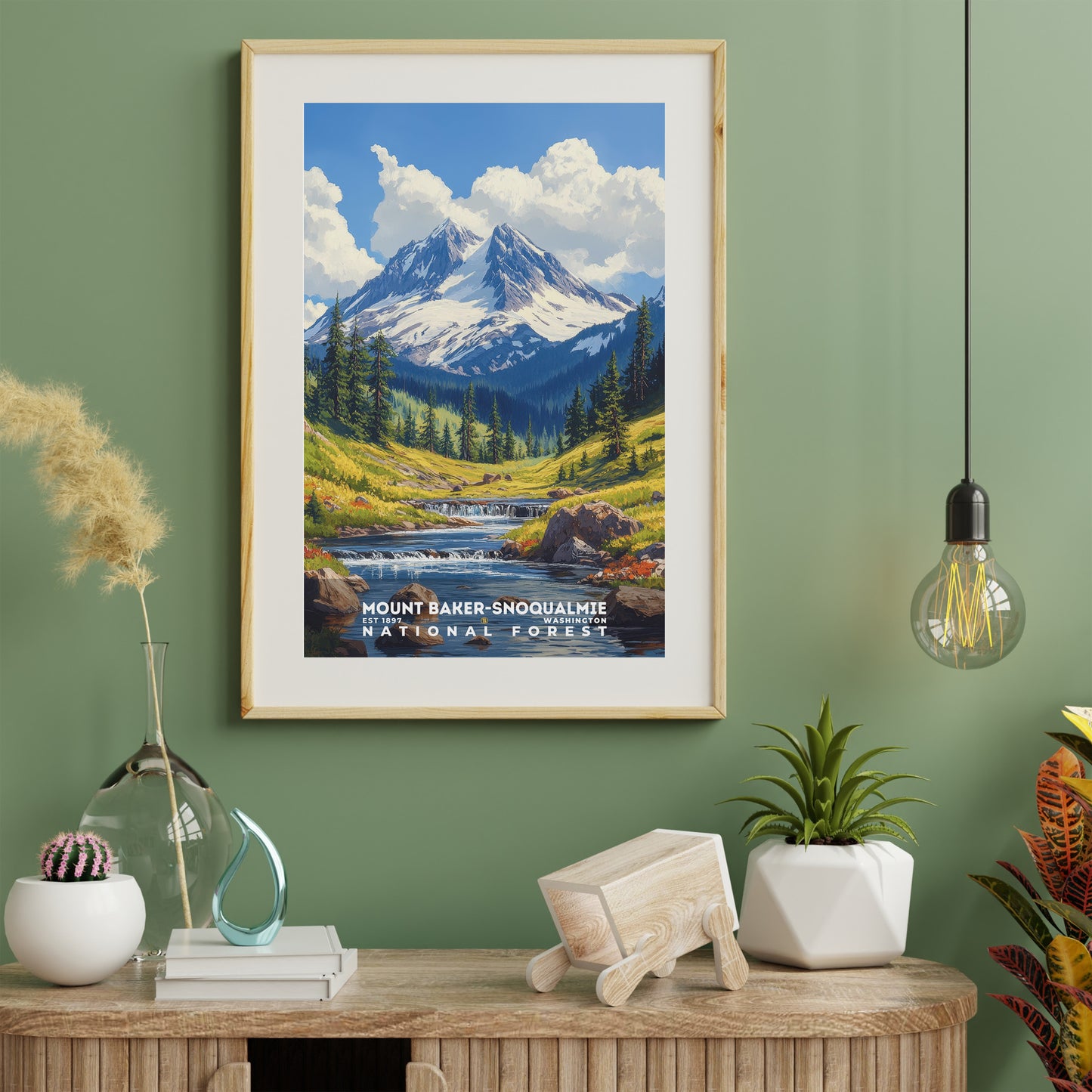 Mount Baker-Snoqualmie National Forest Poster | S02