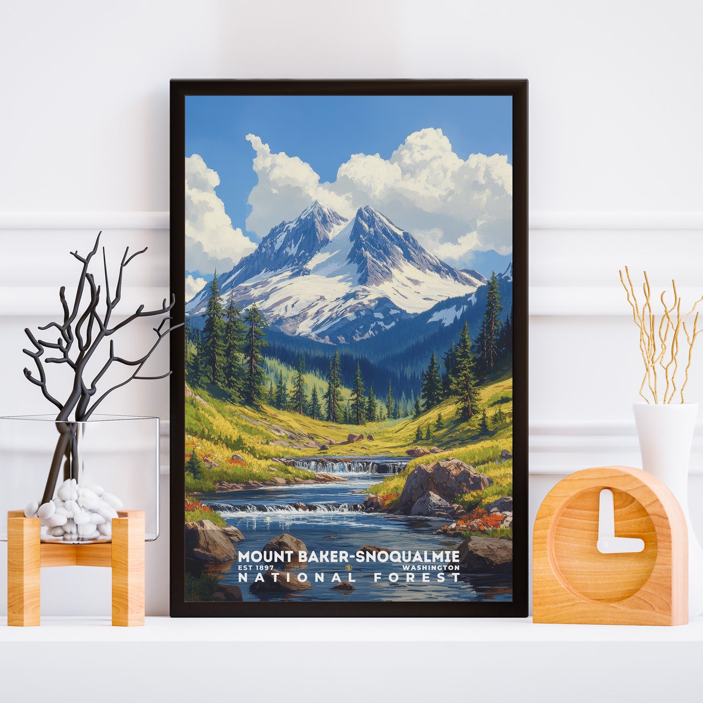 Mount Baker-Snoqualmie National Forest Poster | S02