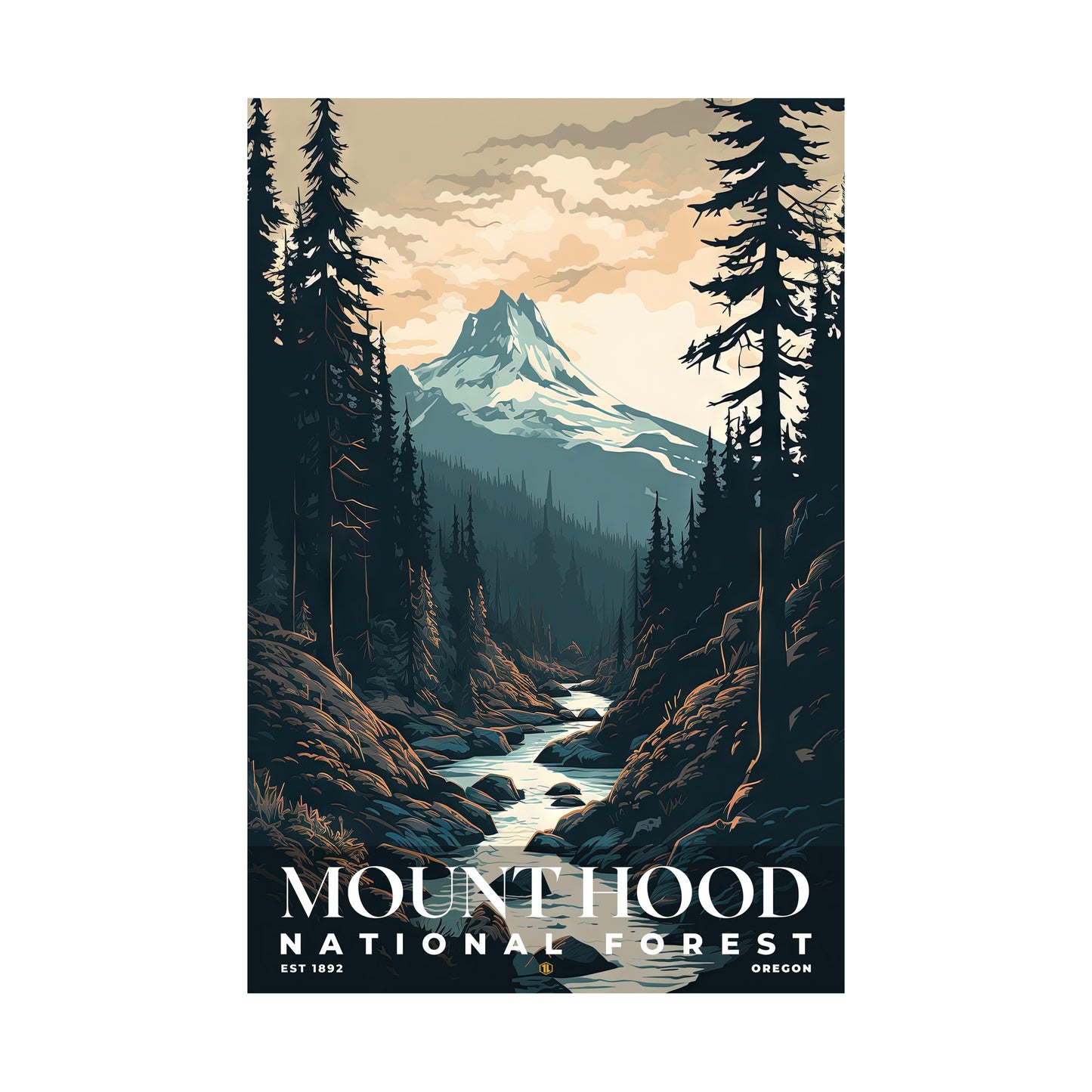Mount Hood National Forest Poster | S01