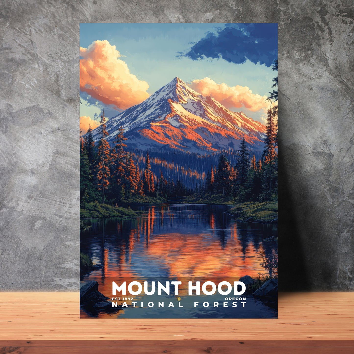 Mount Hood National Forest Poster | S02