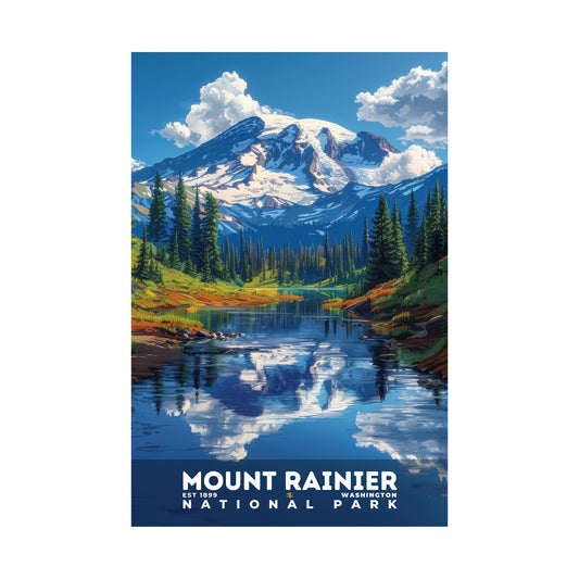 Mount Rainier National Park Poster | S13