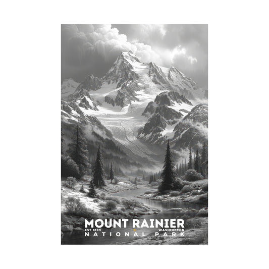 Mount Rainier National Park Poster | S15