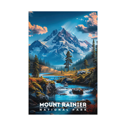 Mount Rainier National Park Poster | S16