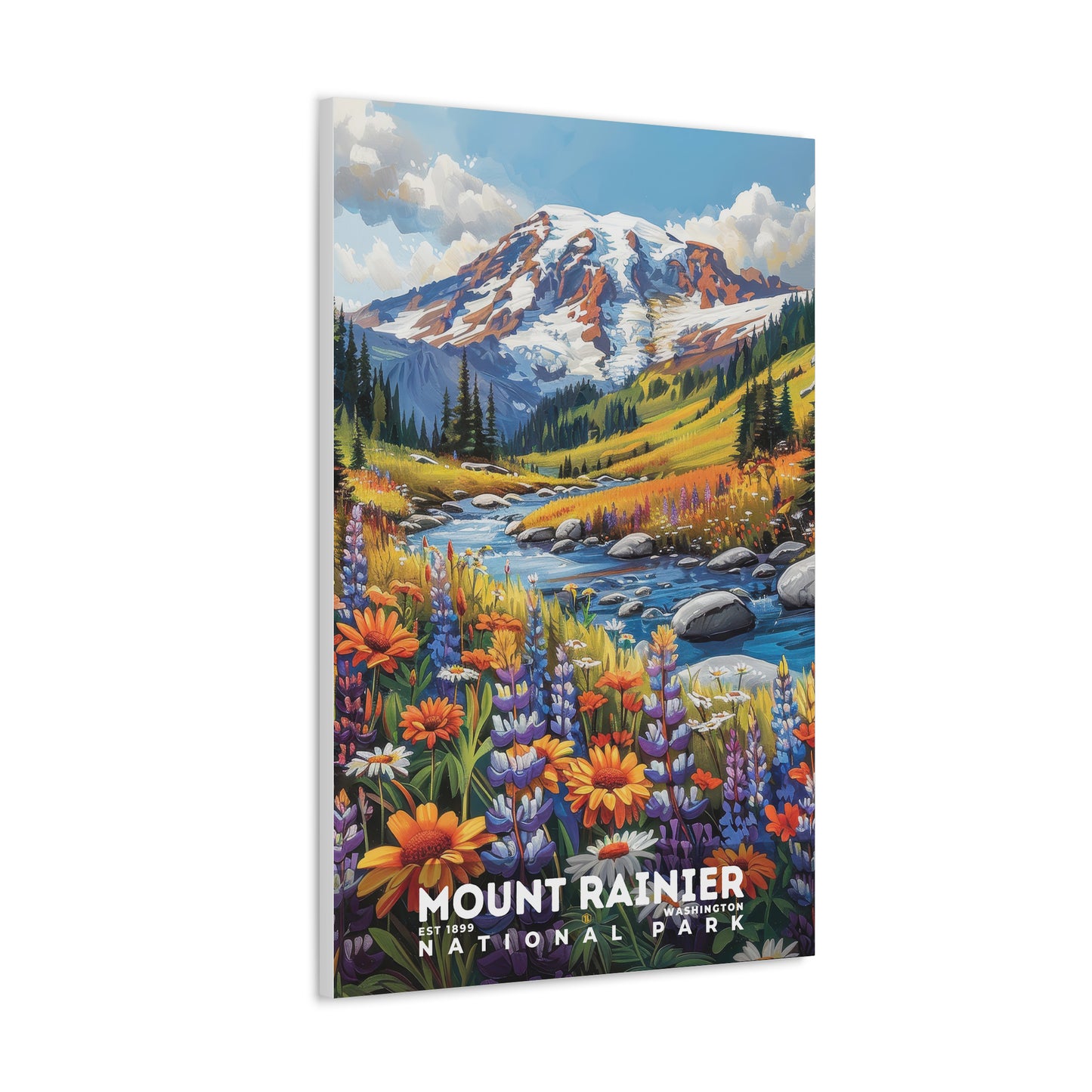 Mount Rainier National Park Poster | S11