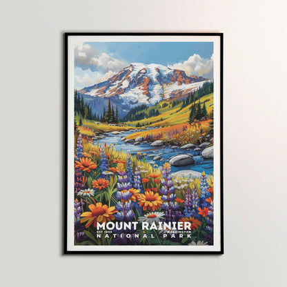 Mount Rainier National Park Poster | S11