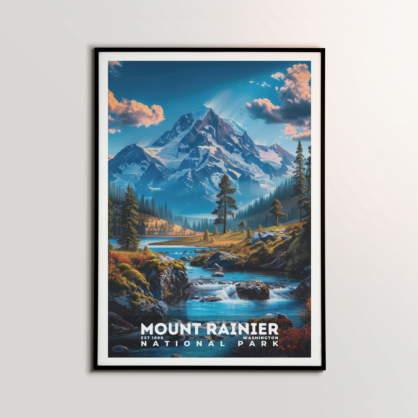 Mount Rainier National Park Poster | S16