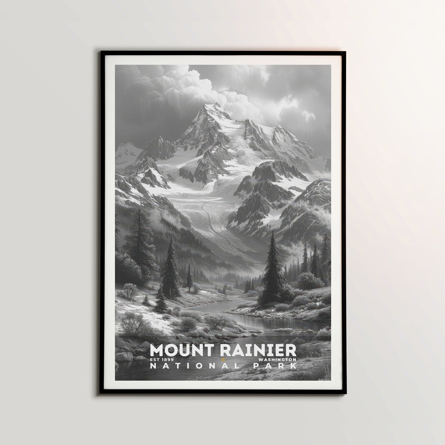 Mount Rainier National Park Poster | S15