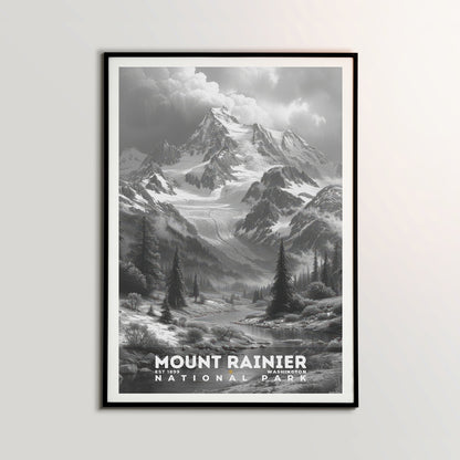 Mount Rainier National Park Poster | S15