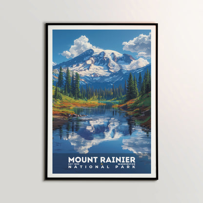 Mount Rainier National Park Poster | S13