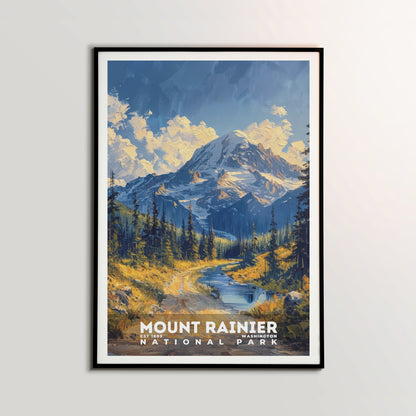 Mount Rainier National Park Poster | S14