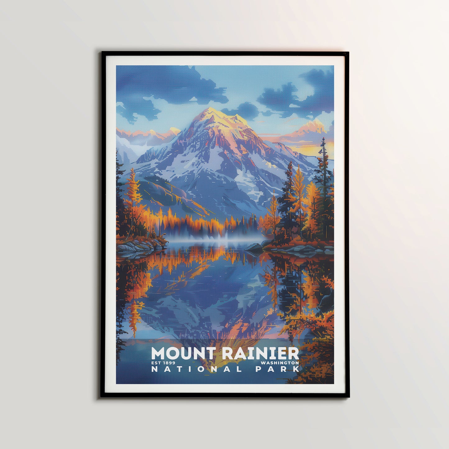 Mount Rainier National Park Poster | S18