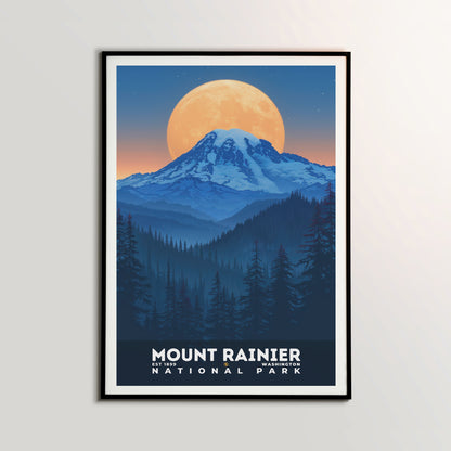 Mount Rainier National Park Poster | S20