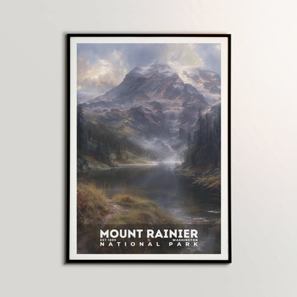 Mount Rainier National Park Poster | S12