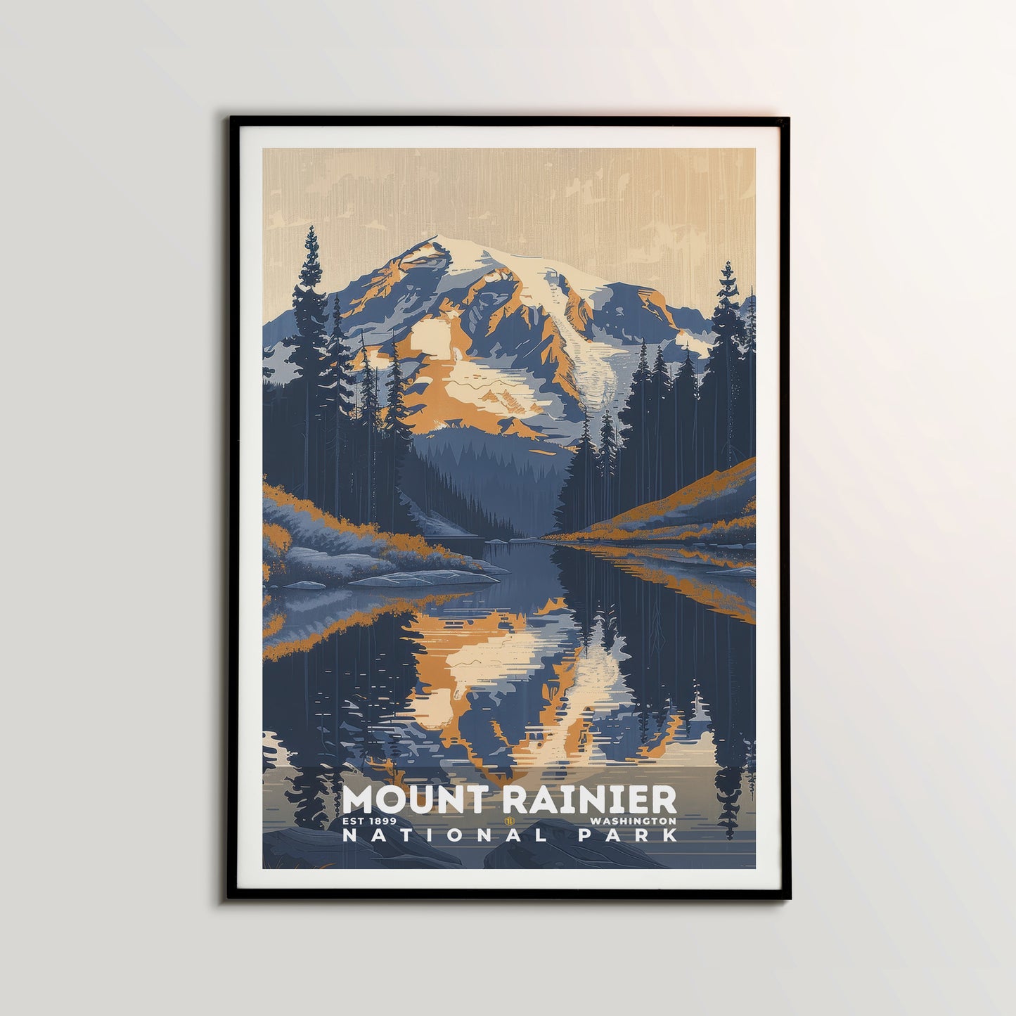 Mount Rainier National Park Poster | S19