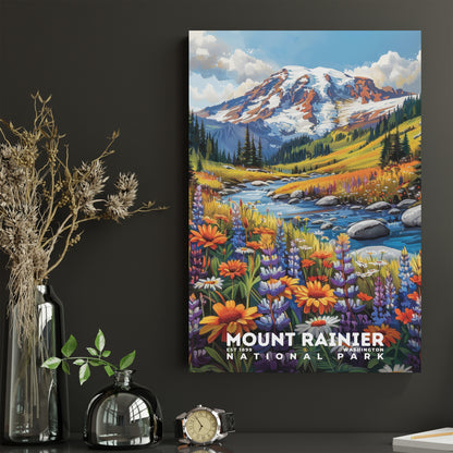 Mount Rainier National Park Poster | S11