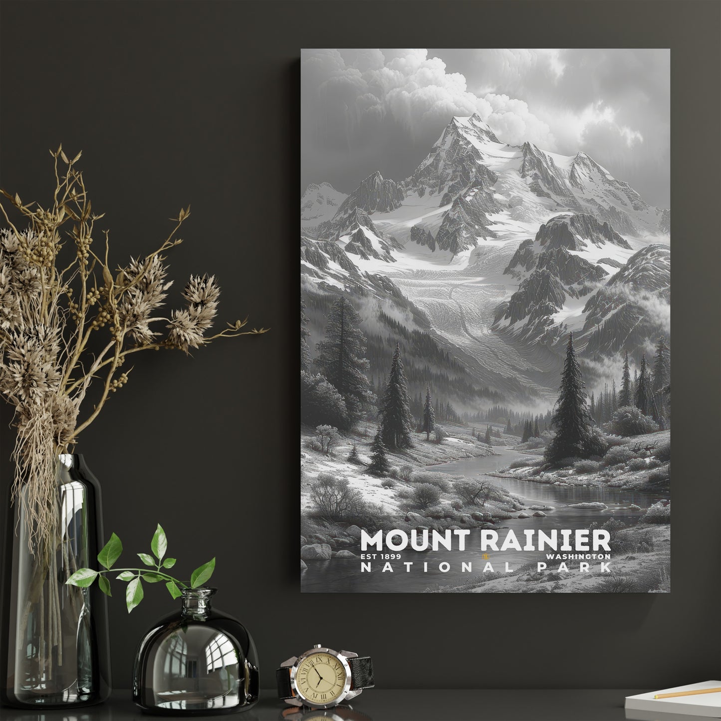 Mount Rainier National Park Poster | S15