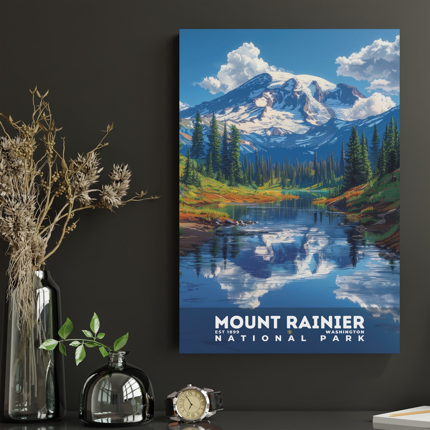Mount Rainier National Park Poster | S13