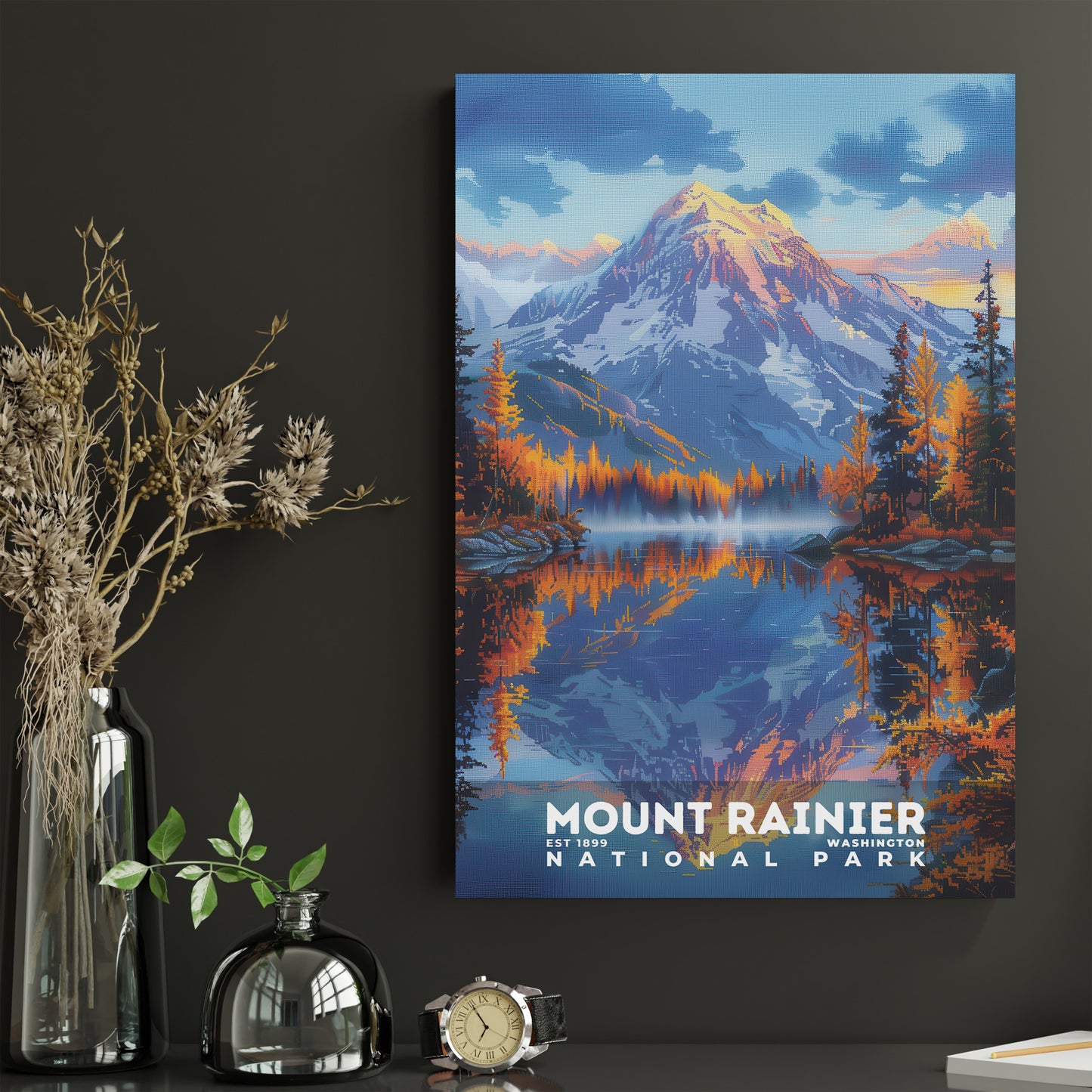 Mount Rainier National Park Poster | S18