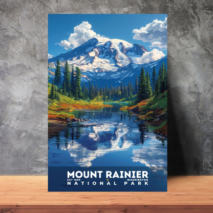 Mount Rainier National Park Poster | S13