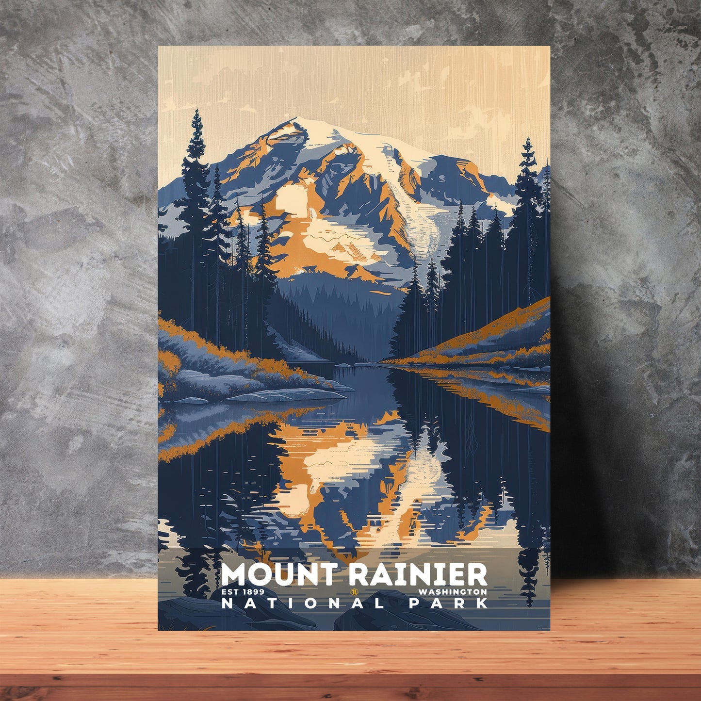 Mount Rainier National Park Poster | S19