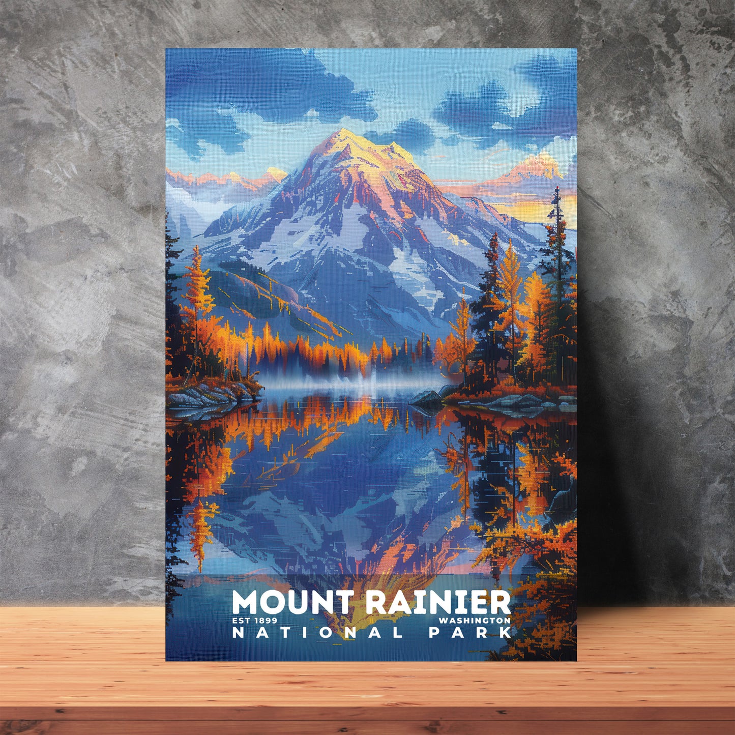 Mount Rainier National Park Poster | S18