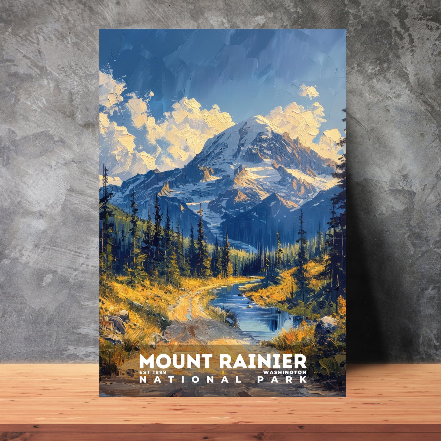 Mount Rainier National Park Poster | S14