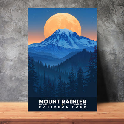 Mount Rainier National Park Poster | S20