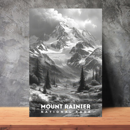 Mount Rainier National Park Poster | S15
