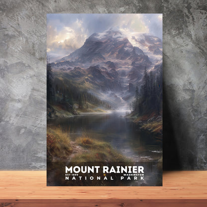 Mount Rainier National Park Poster | S12