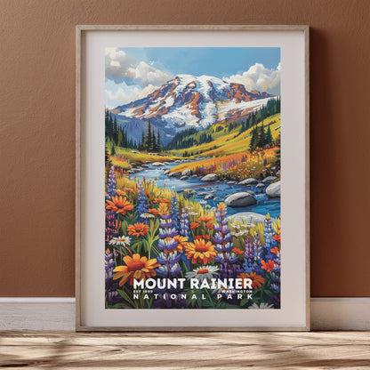 Mount Rainier National Park Poster | S11