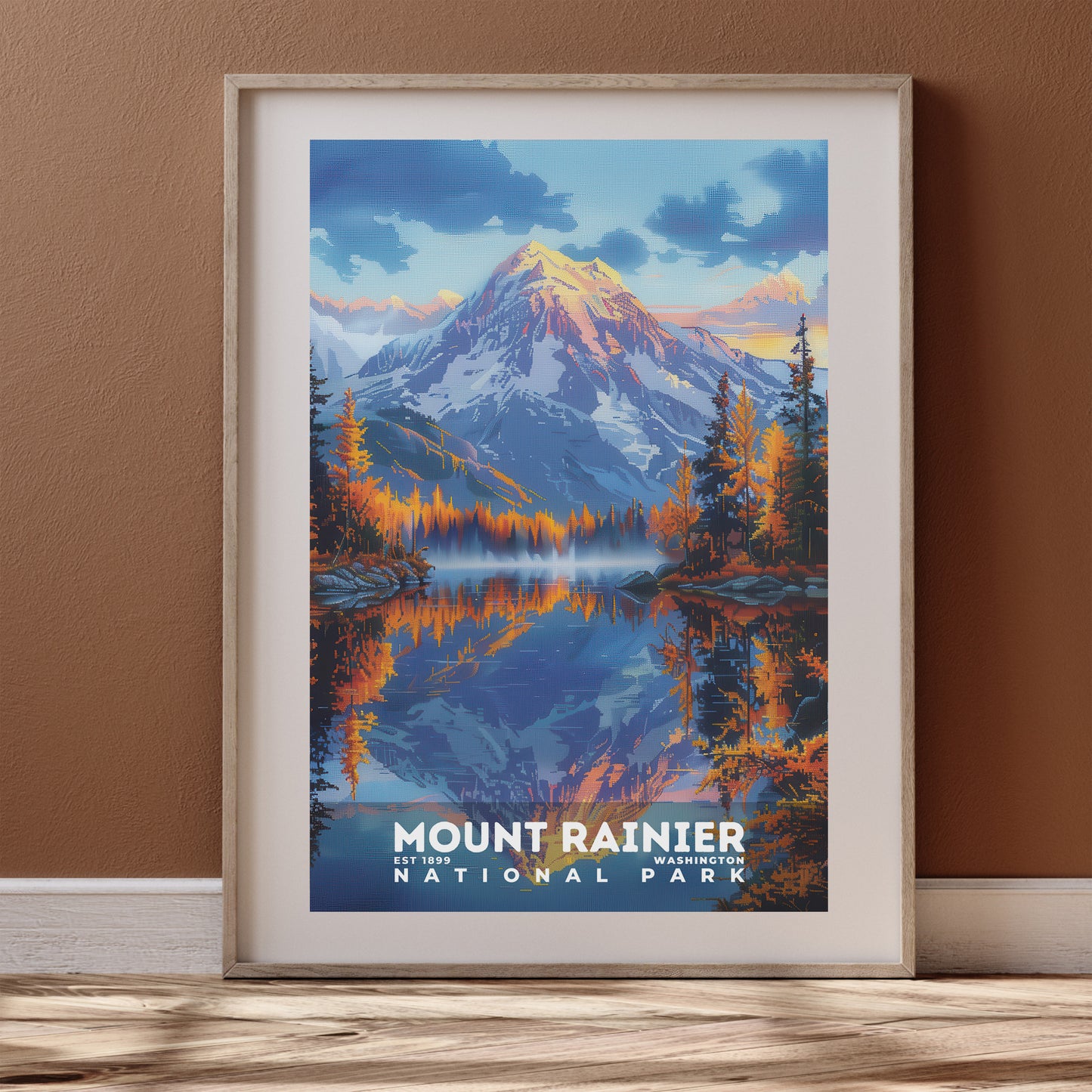 Mount Rainier National Park Poster | S18
