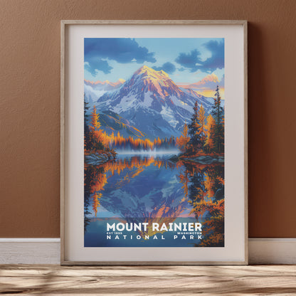 Mount Rainier National Park Poster | S18